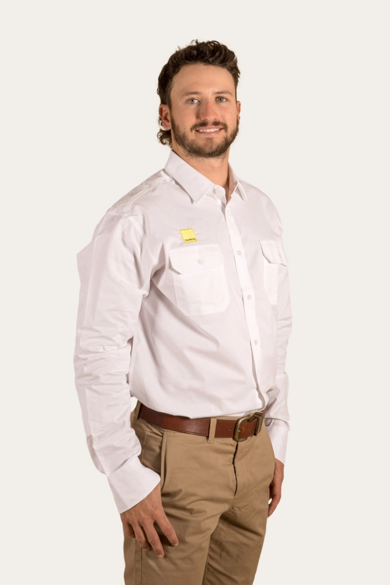 Picture of Ray White Mens Dress Shirt - White