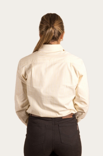 Picture of Ray White Womens Heritage Dress Shirt - Yellow Check