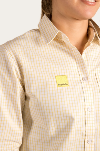 Picture of Ray White Womens Heritage Dress Shirt - Yellow Check