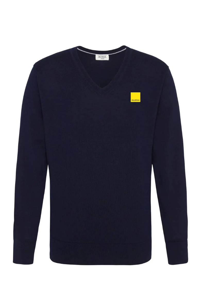 Picture of M.J. BALE, Buchanan Ashby Merino V-Neck Jumper
